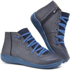 Enkelboots dames met comfortzool, suede-look en zijrits 5