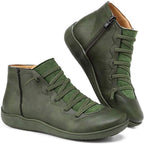 Enkelboots dames met comfortzool, suede-look en zijrits 6