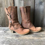 Enkellaarzen dames met blokhak, herfst 1