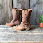 Enkellaarzen dames met blokhak, herfst 4