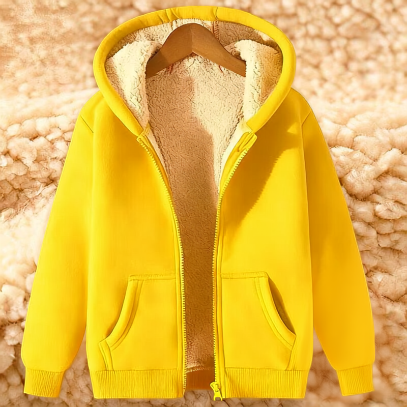 Fleece hoodie heren met rits en capuchon 7