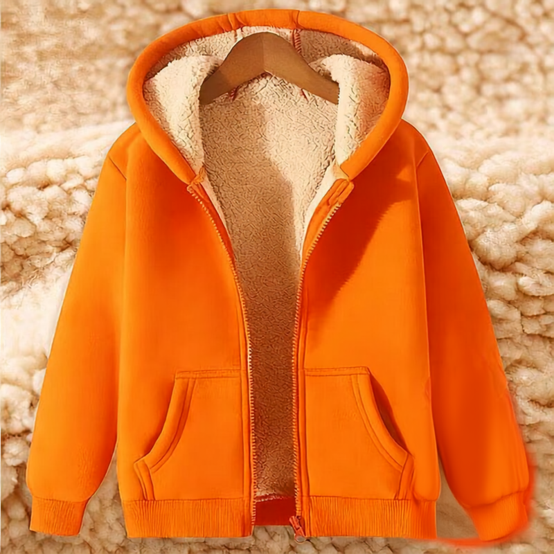 Fleece hoodie heren met rits en capuchon 8