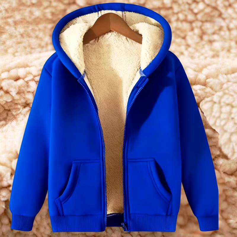 Fleece hoodie heren met rits en capuchon 9