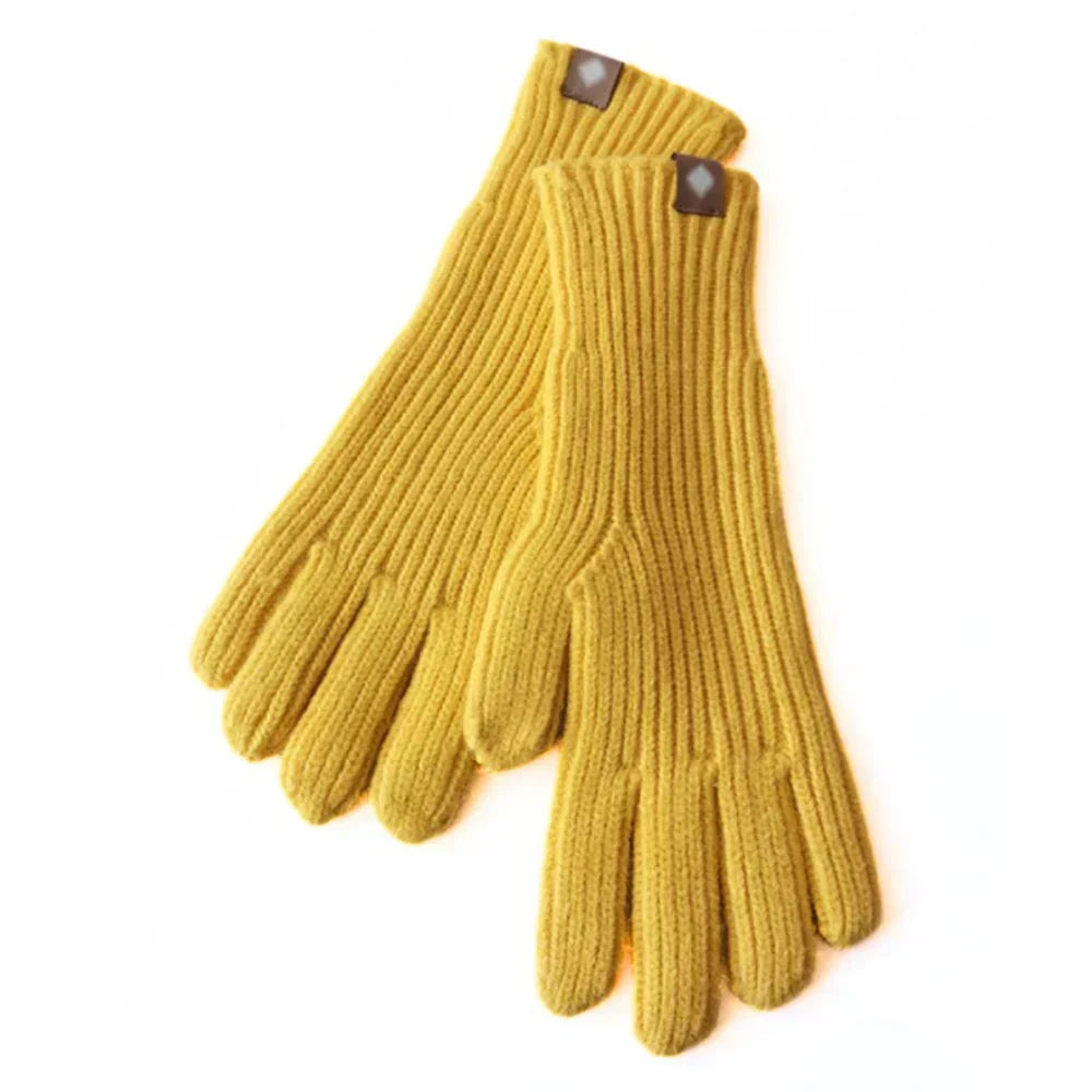 Gebreide handschoenen dames met touchscreen 4
