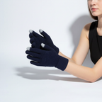 Gebreide handschoenen dames met touchscreen en voering 5