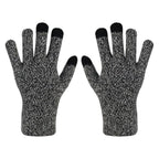 Gebreide handschoenen dames van wol en katoen 10