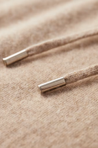 Gebreide hoodie heren met capuchon en trekkoord 5