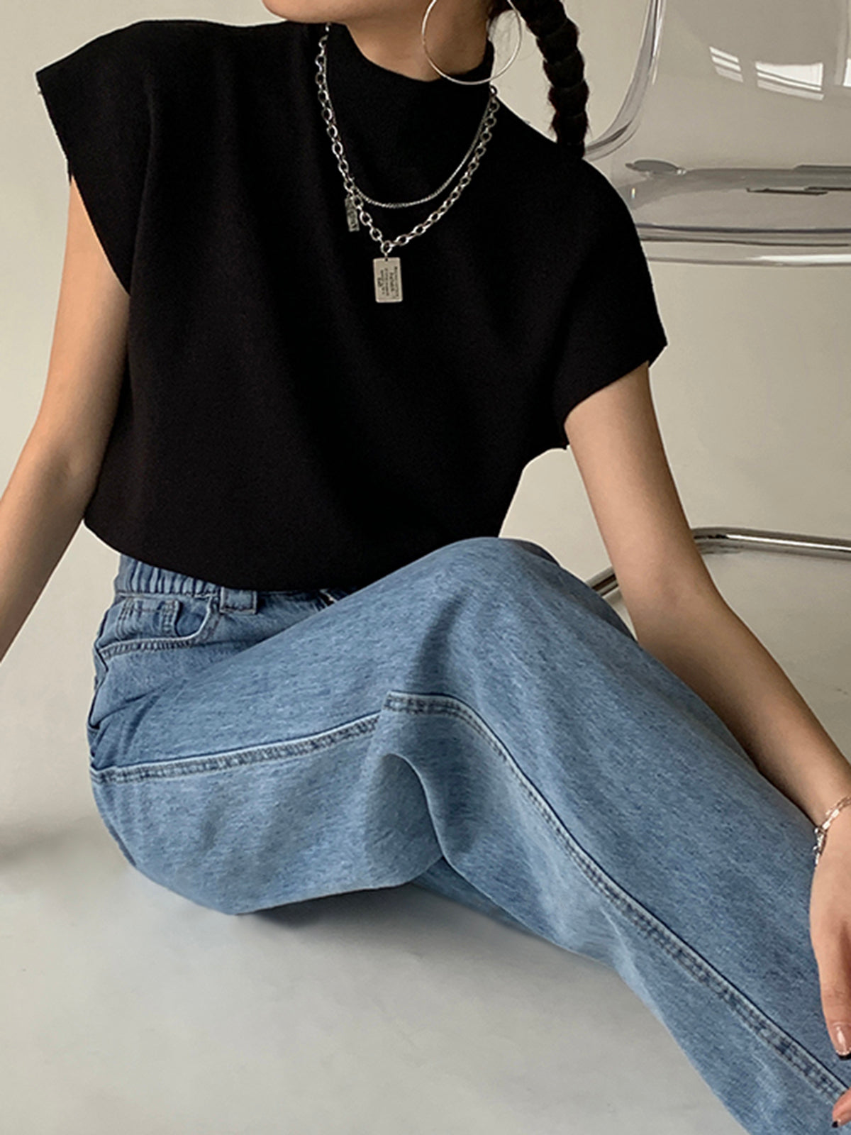 Gebreide trui dames effen voor een casual look 10