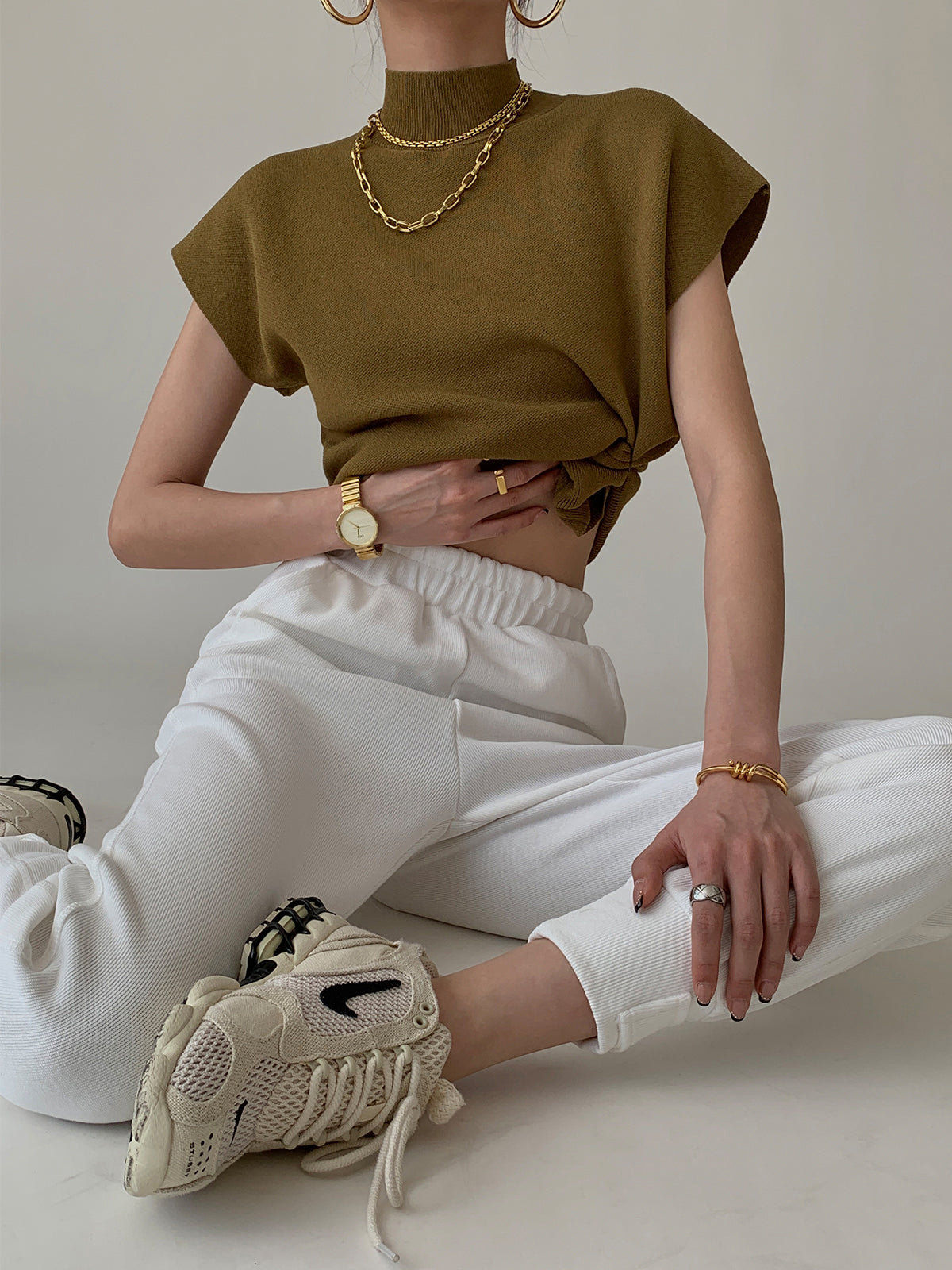 Gebreide trui dames effen voor een casual look 20
