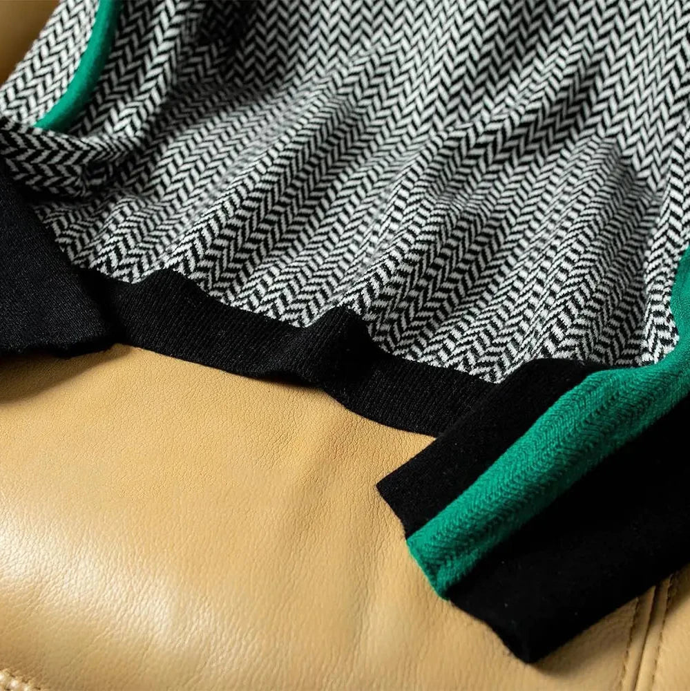 Gestreepte trui dames van zachte polyester voor het hele seizoen 9