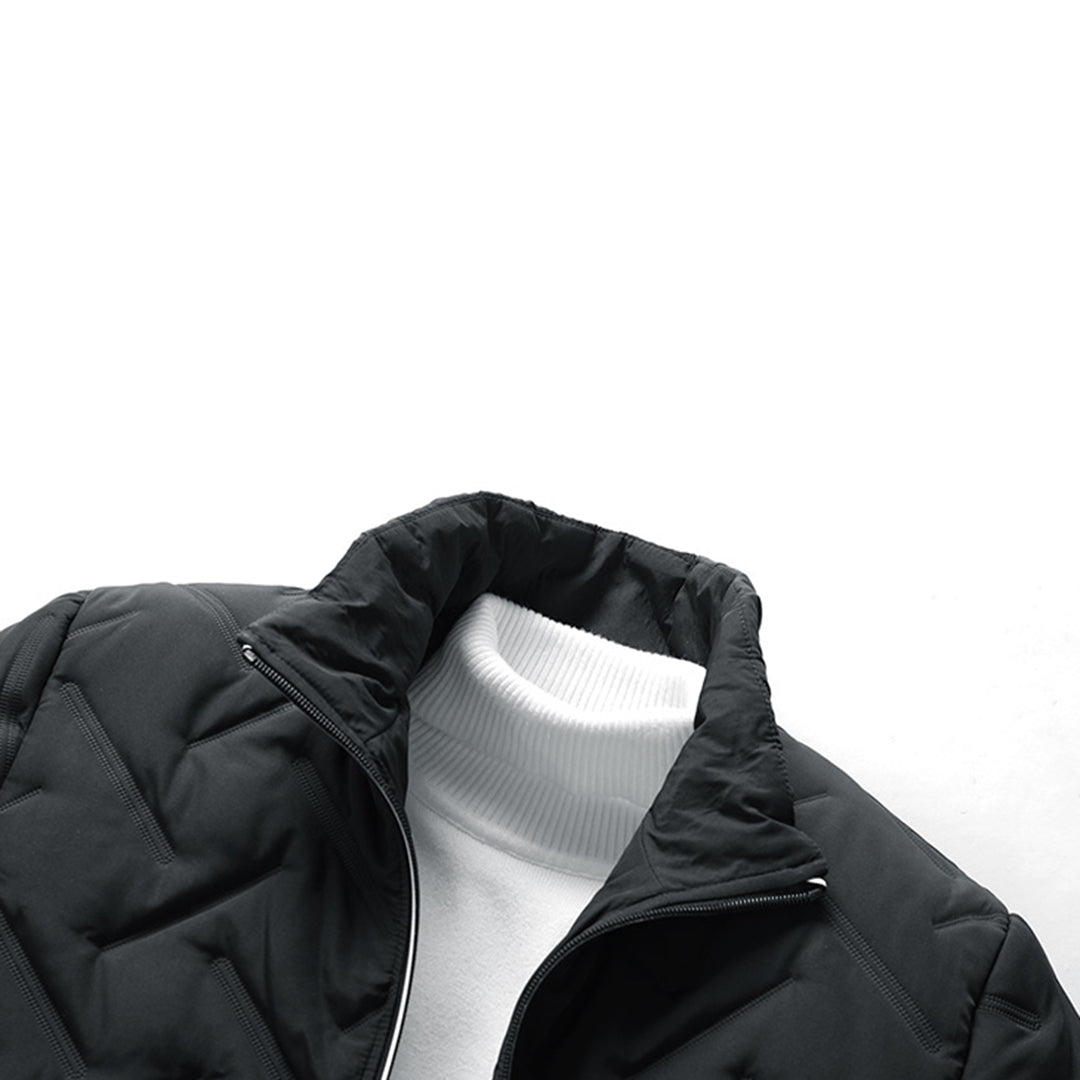 Gewatteerd herenjack casual en modieus 6