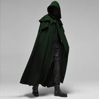 Gotische cape met capuchon halloween kostuum 4