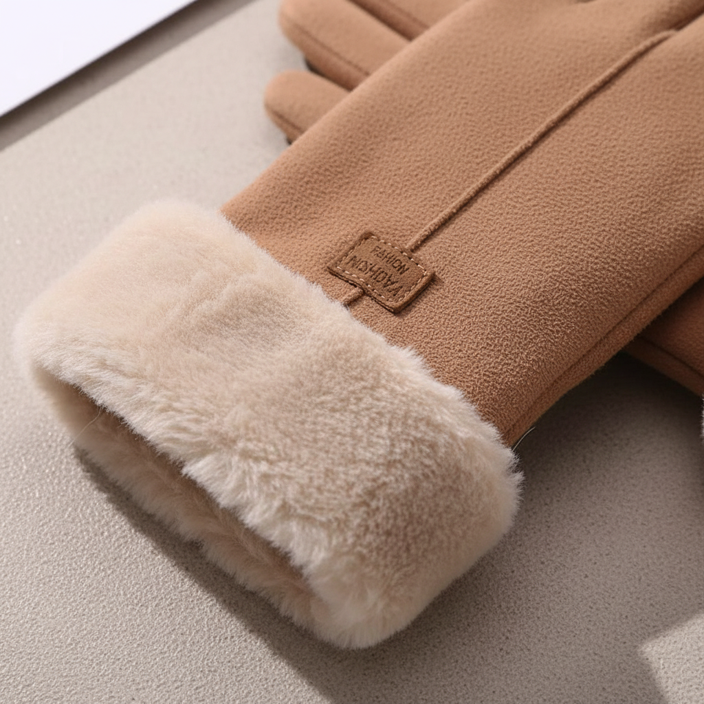 Handschoenen dames met touchscreen en zachte voering 8