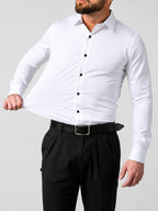 Heren overhemd met stretchcomfort en lange mouwen 7