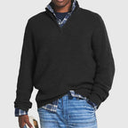 Heren trui met ronde hals regular fit 1