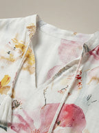 Loran - Midi jurk met bloemenprint dames