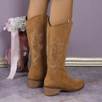 Hoge cowboy laarzen dames in klassieke westernstijl 16