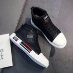 Hoge sneakers heren met veters en stevige zool 7
