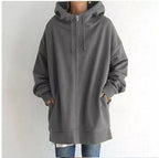 Hoodie dames met capuchon, zacht en warm 1