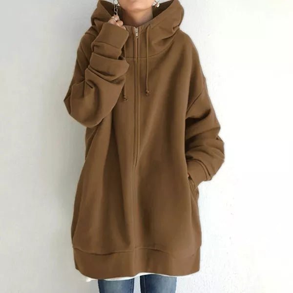 Hoodie dames met capuchon, zacht en warm 3