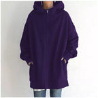 Hoodie dames met capuchon, zacht en warm 6