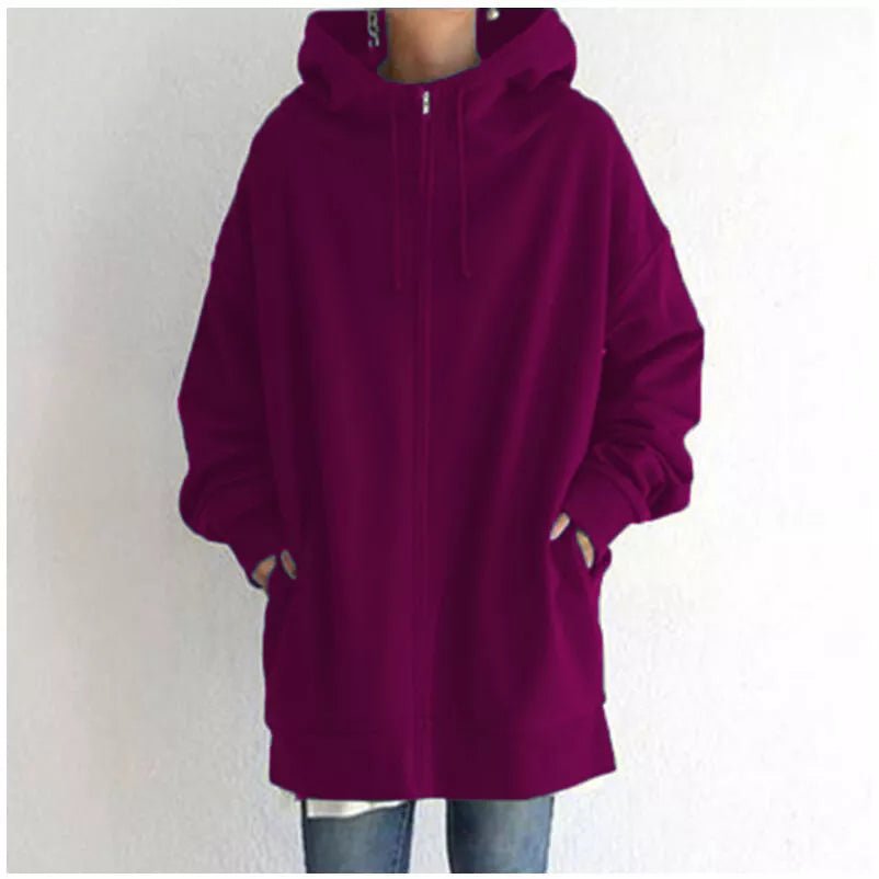 Hoodie dames met capuchon, zacht en warm 8