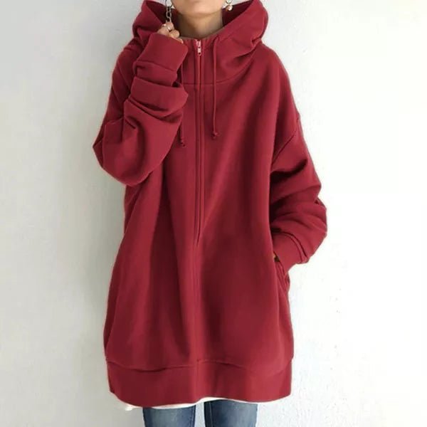 Hoodie dames met capuchon, zacht en warm 9