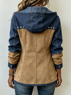 Jack dames met capuchon en kleurblokken 8