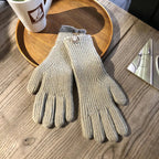 Katoenen handschoenen dames met touchscreen 2