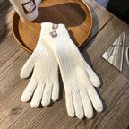 Katoenen handschoenen dames met touchscreen 3