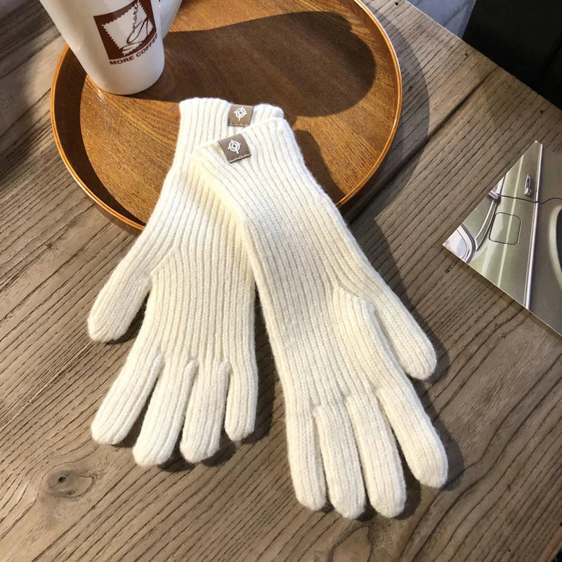 Katoenen handschoenen dames met touchscreen 3