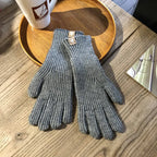 Katoenen handschoenen dames met touchscreen 4