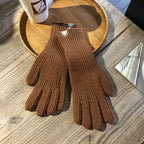 Katoenen handschoenen dames met touchscreen 6