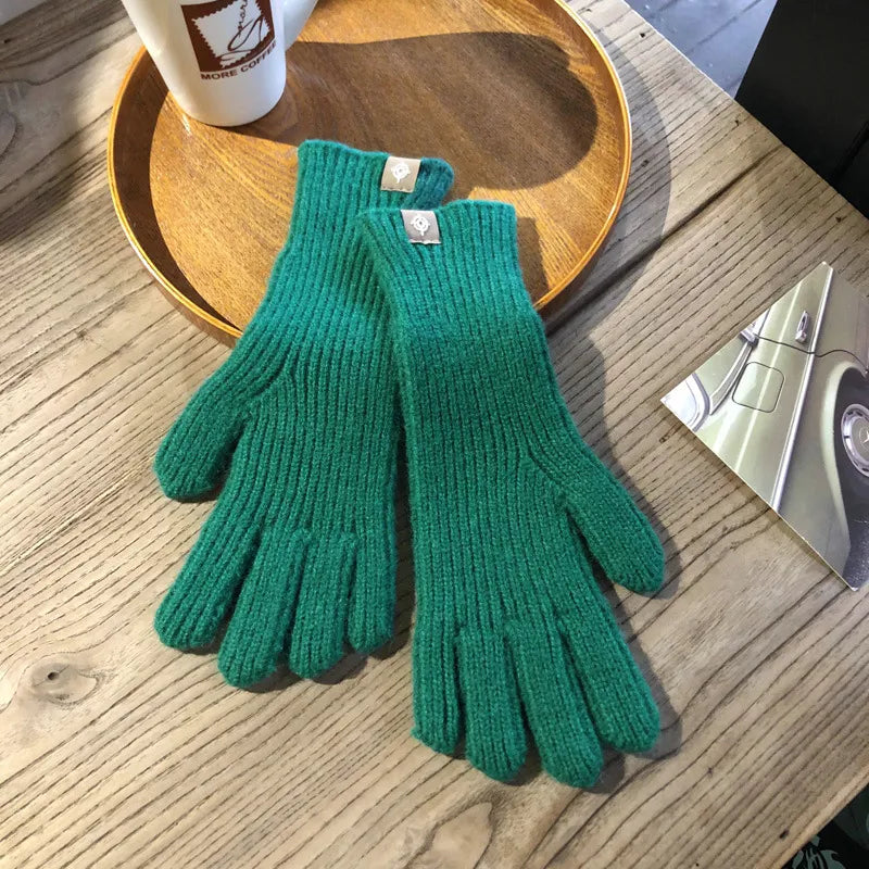 Katoenen handschoenen dames met touchscreen 7