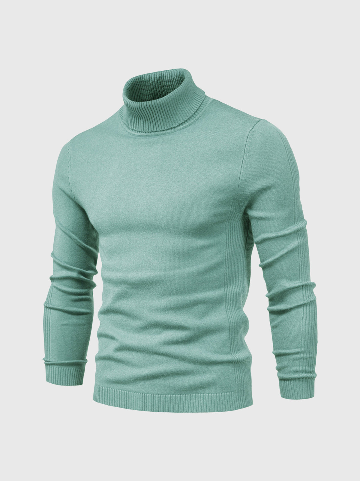 Katoenen heren coltrui met elegante pasvorm 6