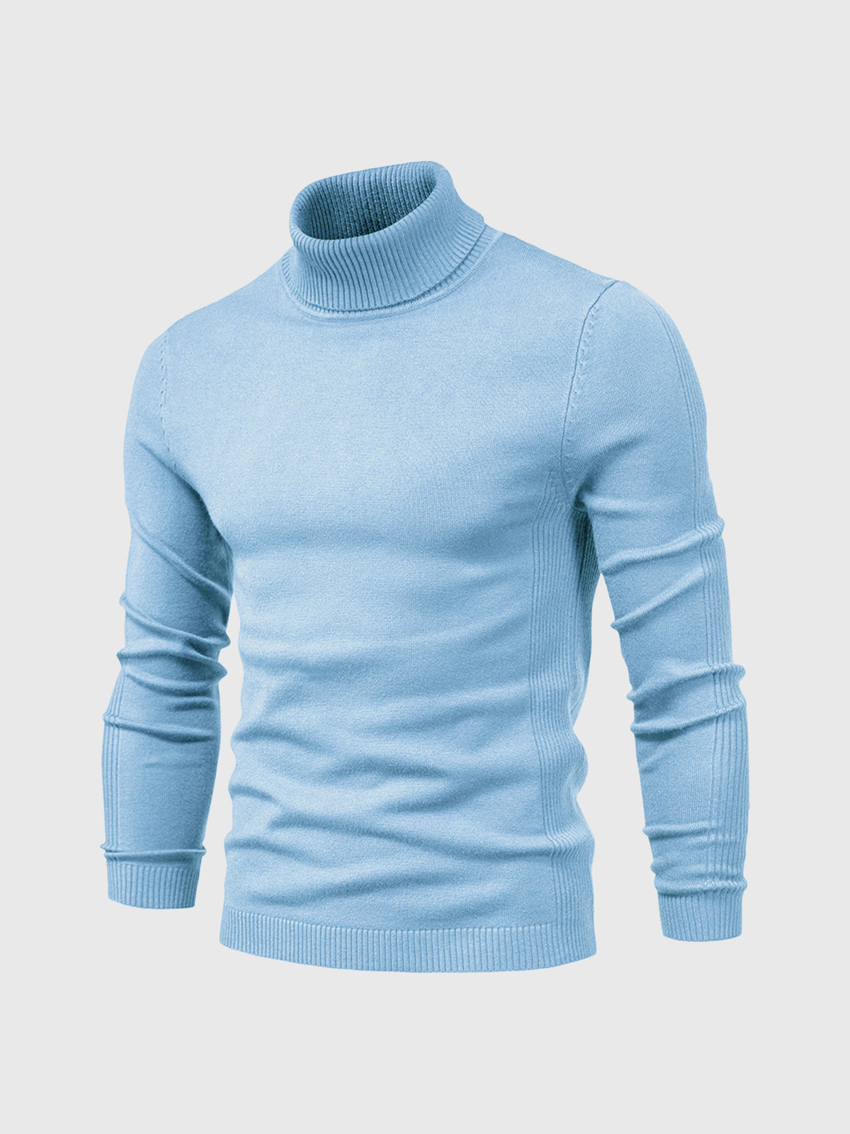 Katoenen heren coltrui met elegante pasvorm 8