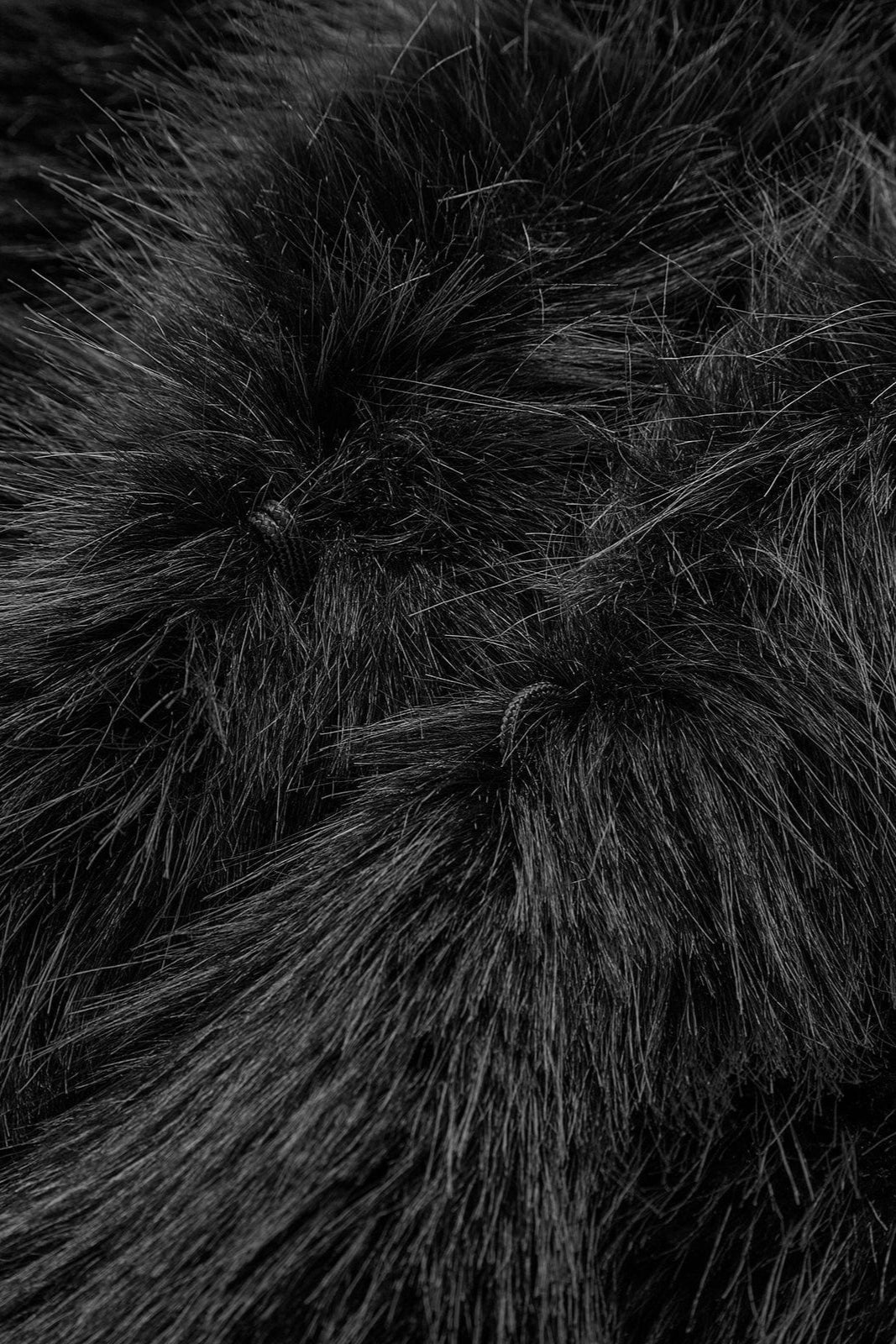 Korte faux fur jas dames met zachte voering 10