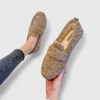 Lamswollen mocassins dames warm en comfortabel voor binnen 2