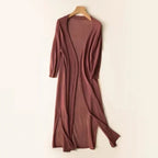 Lang vest dames lichtgewicht en losvallend voor gelaagde outfits 1