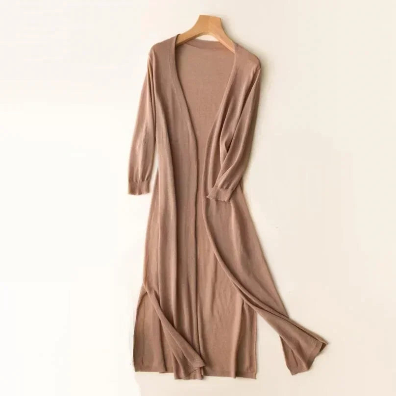Lang vest dames lichtgewicht en losvallend voor gelaagde outfits 11