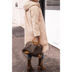 Lange winterjas dames met fleece voering en elegante lijn 10