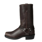 Leren cowboylaarzen heren met gesp en riemdetail 3