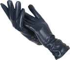 Leren handschoenen dames met warme voering 1