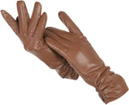 Leren handschoenen dames met warme voering 3