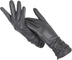 Leren handschoenen dames met warme voering 5