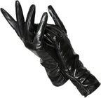 Leren handschoenen dames met warme voering 8