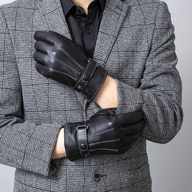 Leren handschoenen heren met klassieke pasvorm 1