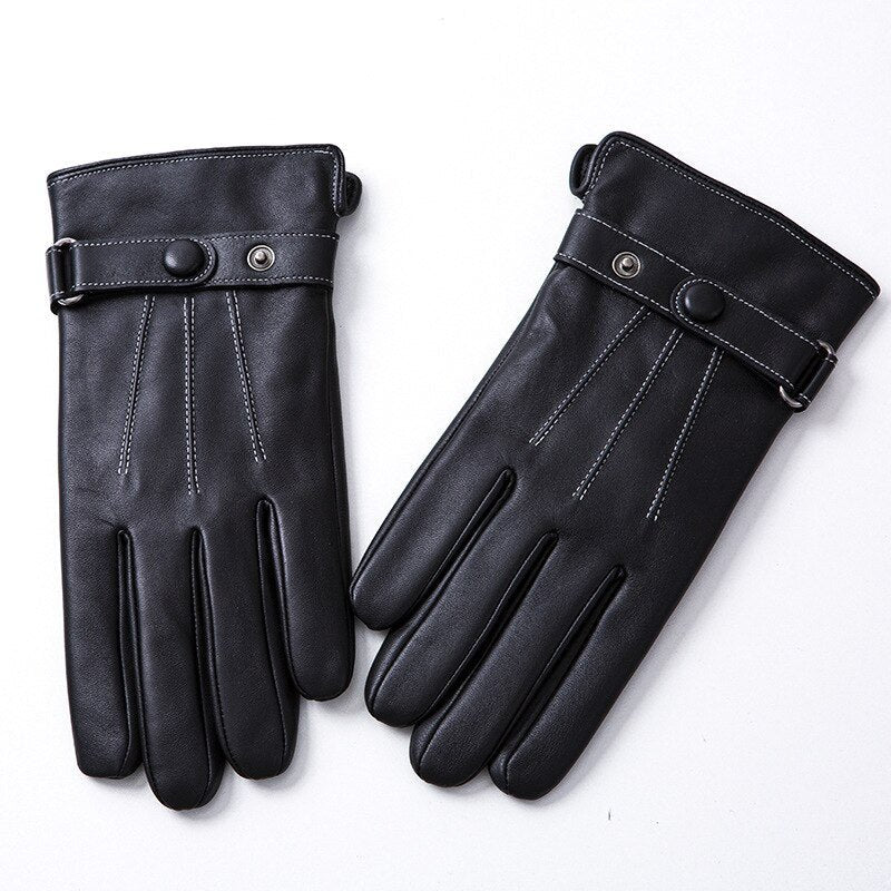 Leren handschoenen heren met klassieke pasvorm 2