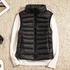 Lichtgewicht bodywarmer dames met donsvulling en winddicht ontwerp 1