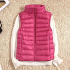Lichtgewicht bodywarmer dames met donsvulling en winddicht ontwerp 10